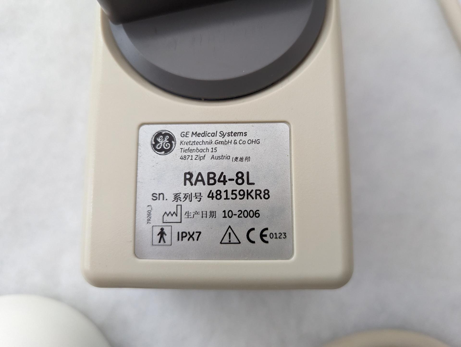GE Convex Probes RAB4-8L