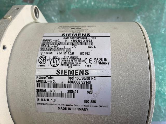 Siemens RX Tube + Cuffia Opti 150/30/50 HC / 100
